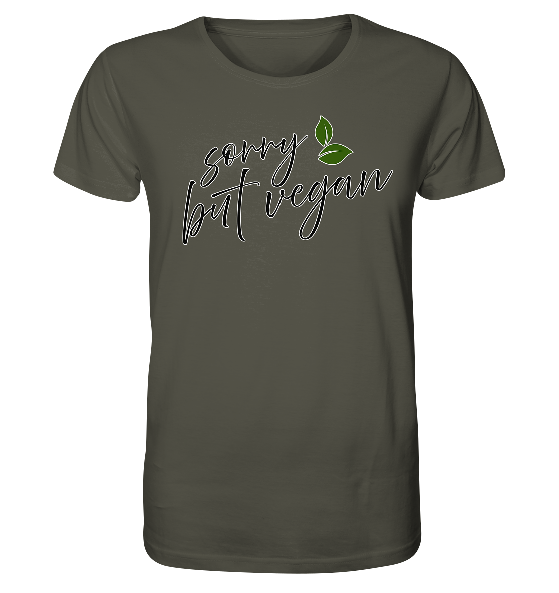 Motiv "sorry but vegan" - unisex Bio T-Shirt