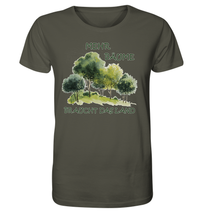 Motiv "mehr Bäume" - unisex Bio T-Shirt