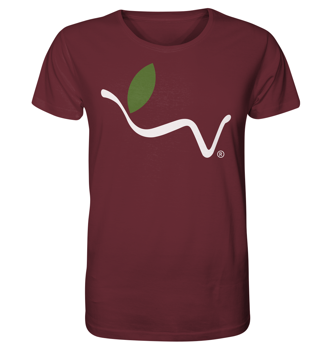 Motiv "vegwear Logo weiß" - unisex Bio T-Shirt
