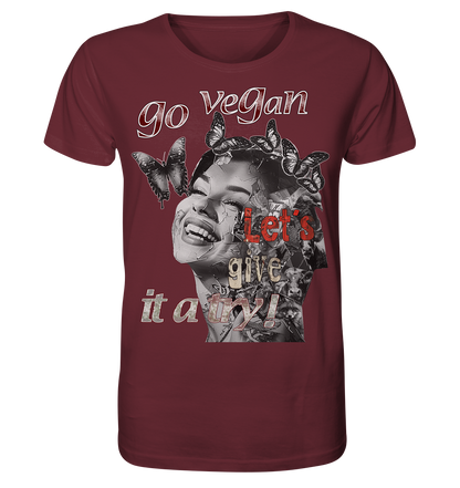 Motiv "Let's give it a try" - unisex Bio T-Shirt