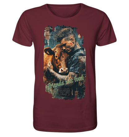 Motiv "friends not food" - unisex Bio T-Shirt