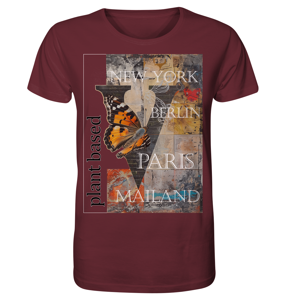 Motiv "plant based cities" - unisex Bio T-Shirt