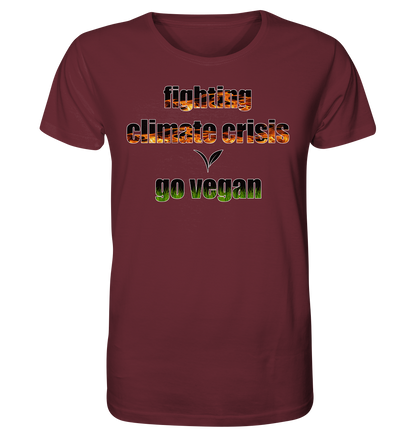 Motiv "fighting climate cirsis" - unisex Bio T-Shirt