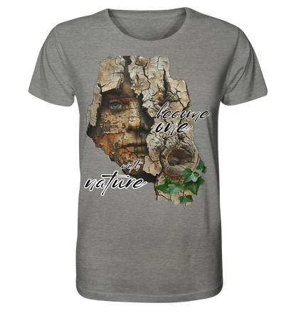 Motiv "become one with nature" - unisex Bio T-Shirt