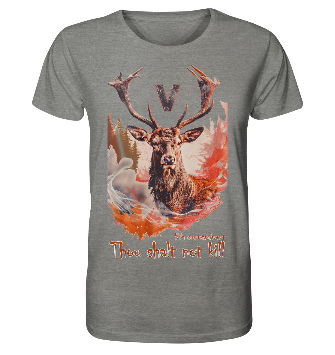Motiv "thou shalt not kill" - unisex Bio T-Shirt