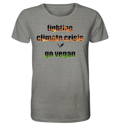 Motiv "fighting climate cirsis" - unisex Bio T-Shirt