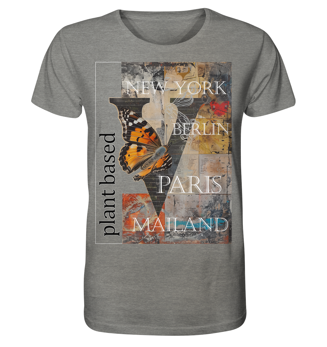 Motiv "plant based cities" - unisex Bio T-Shirt