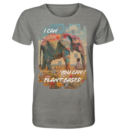 Motiv "plant based elephant" - unisex Bio T-Shirt