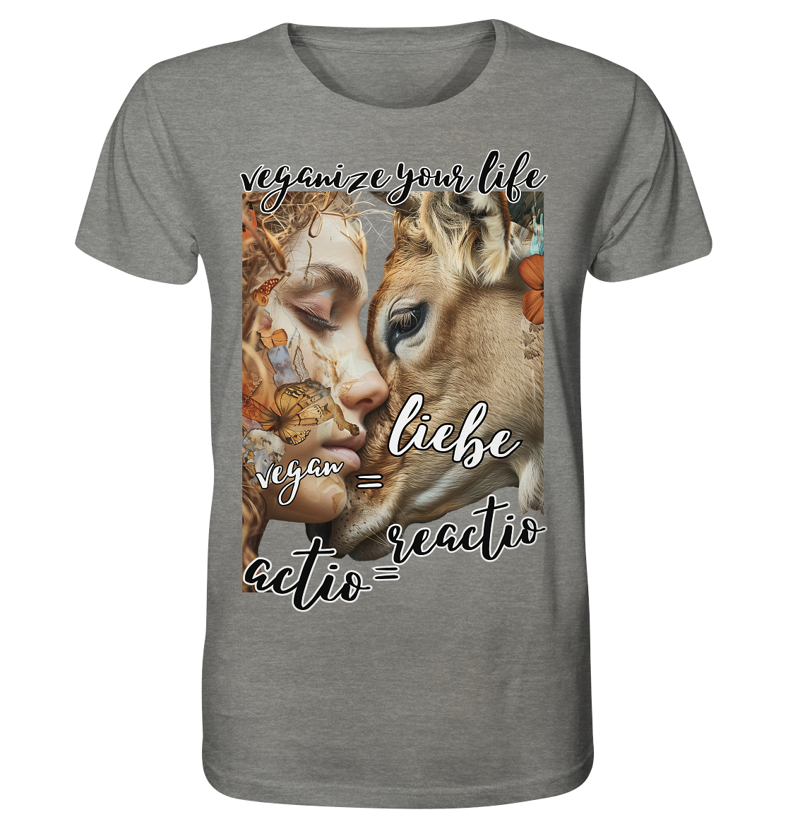 Motif "actio = reactio" - unisex organic T-shirt