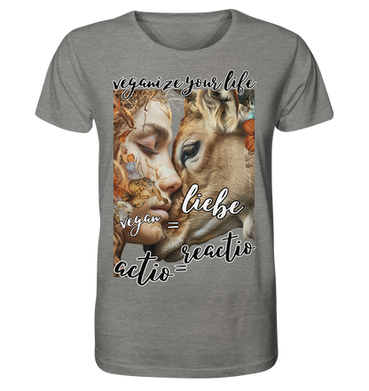 Motif "actio = reactio" - unisex organic T-shirt