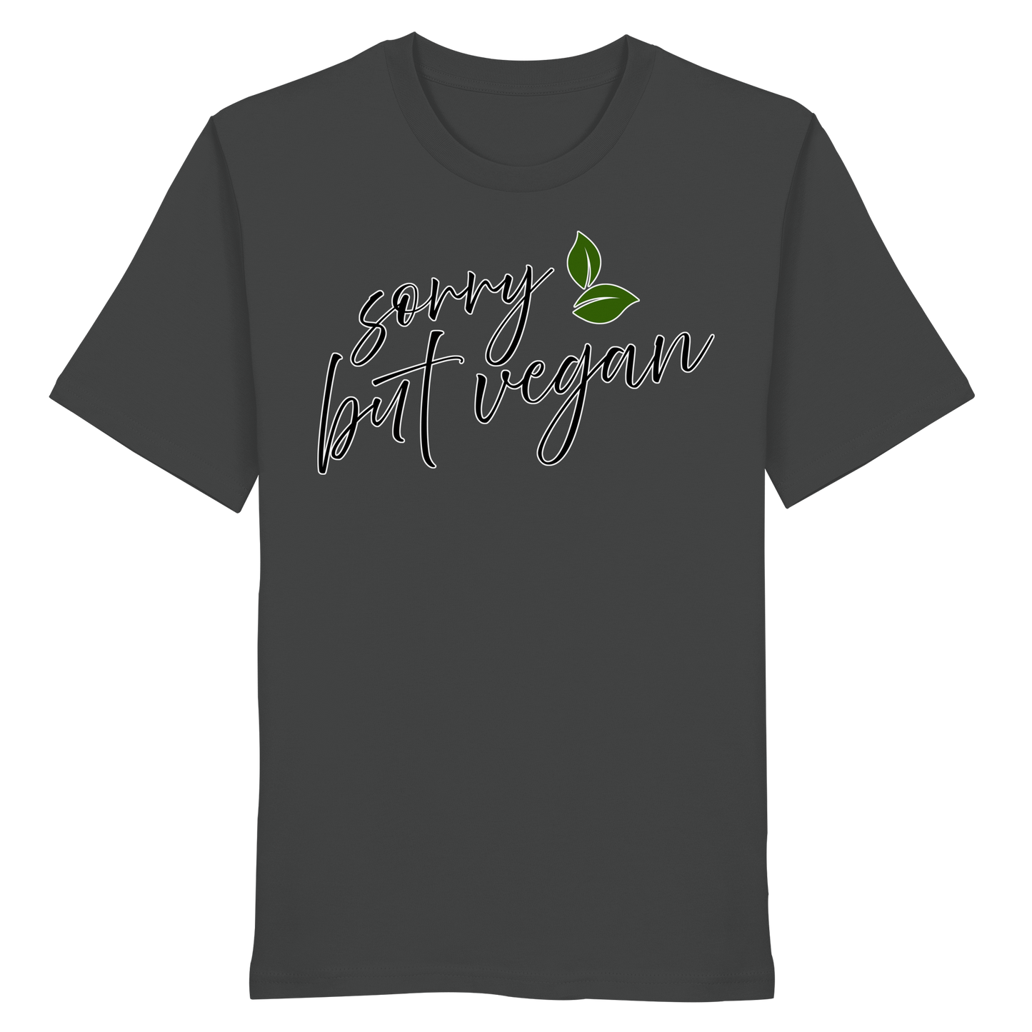 vegwear "sorry but vegan" - unisex T-shirt, organic, vegan, sustainable