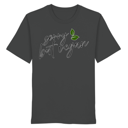 vegwear "sorry but vegan" - unisex T-shirt, organic, vegan, sustainable