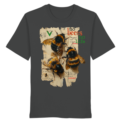 vegwear "no bees, no life" - unisex Bio T-Shirt, vegan fair