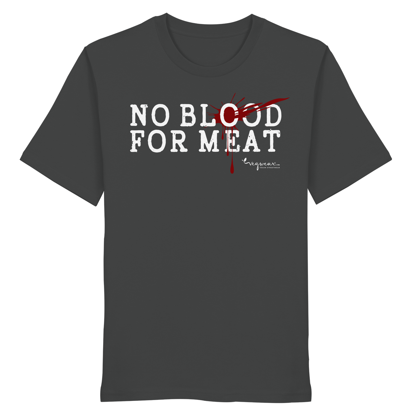 vegwear "no blood for meat" - unisex Bio T-Shirt