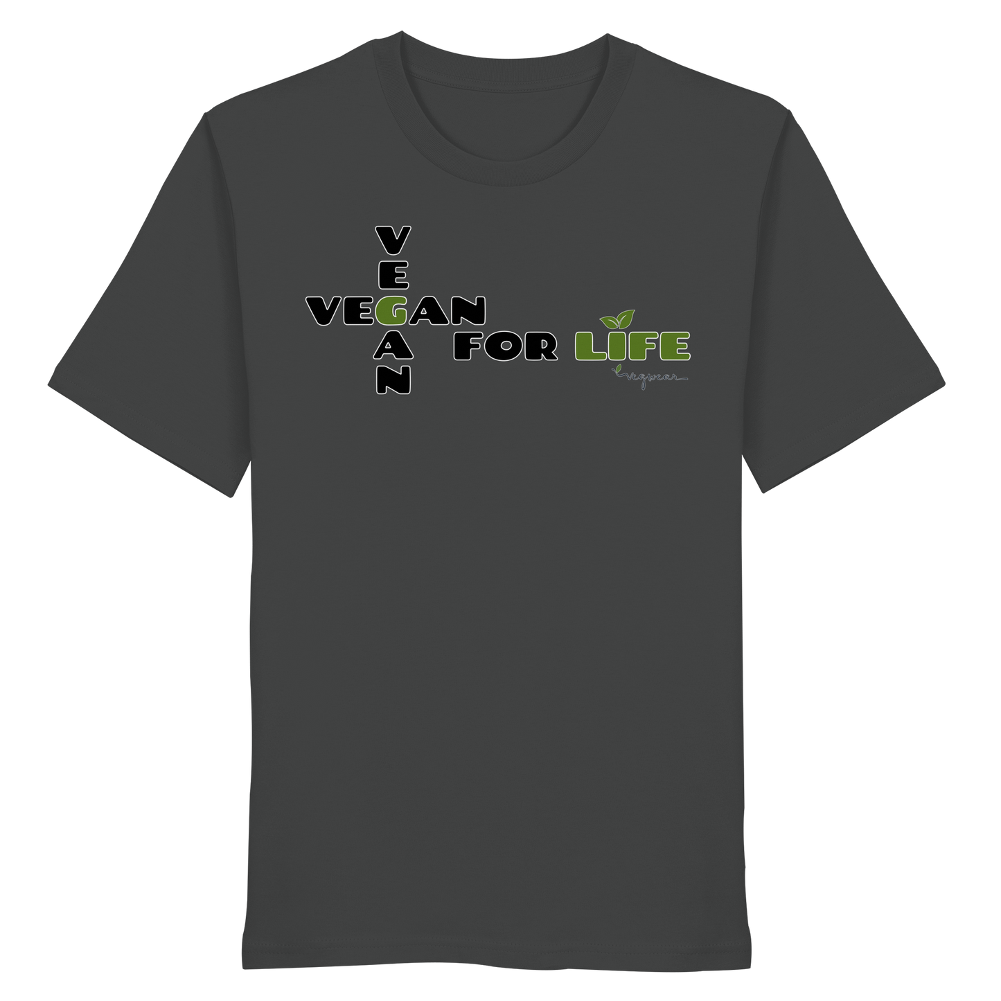 vegwear "vegan for life" - unisex T-Shirt bio vegan fair