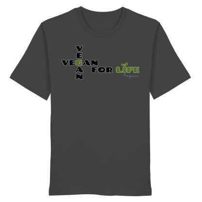 vegwear "vegan for life" - unisex T-Shirt bio vegan fair