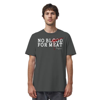 vegwear "no blood for meat" - unisex Bio T-Shirt