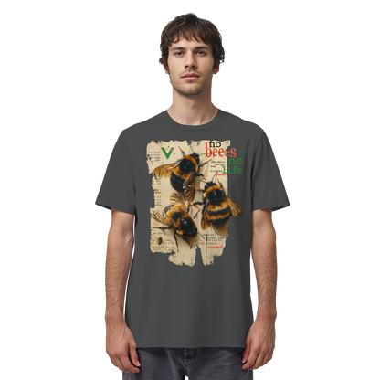 vegwear "no bees, no life" - unisex Bio T-Shirt, vegan fair