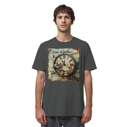 vegwear "time to protect nature" - unisex T-Shirt, nachhaltige Mode