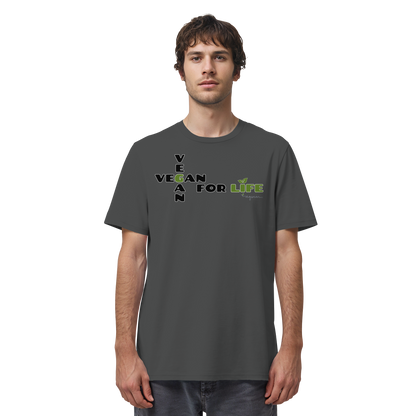 vegwear "vegan for life" - unisex T-Shirt bio vegan fair