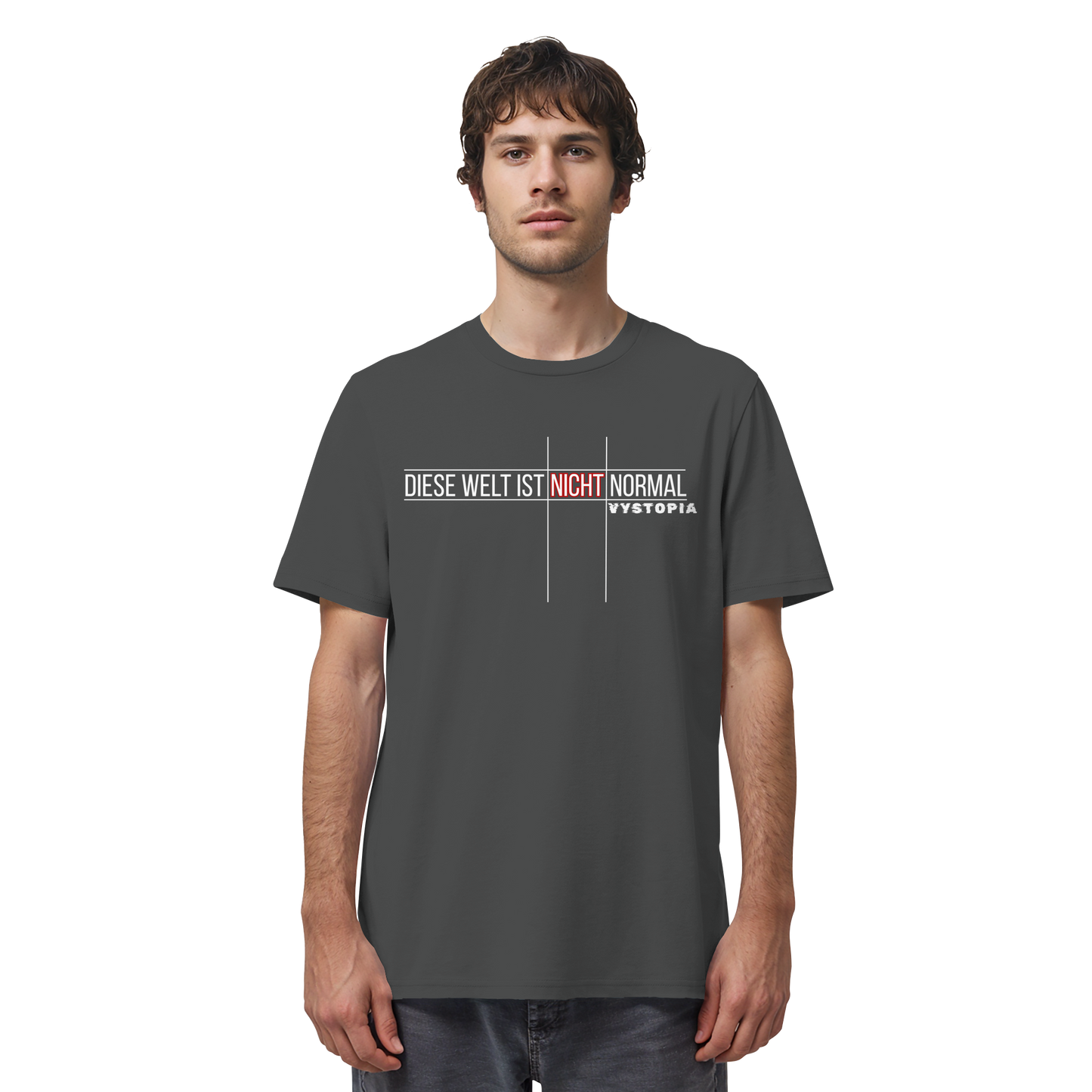 vegwear "Diese Welt ist nicht normal" - unisex Bio T-Shirt