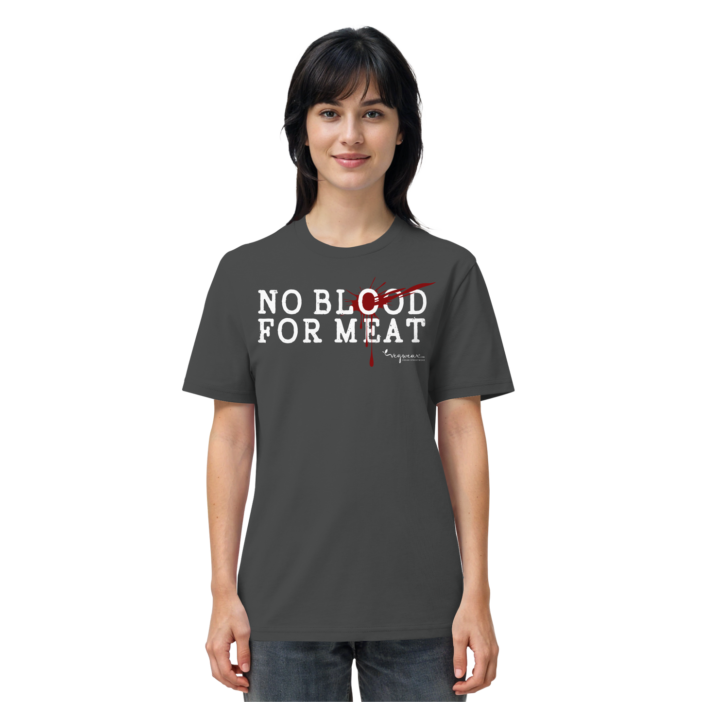 vegwear "no blood for meat" - unisex Bio T-Shirt