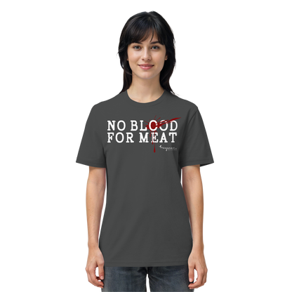 vegwear "no blood for meat" - unisex Bio T-Shirt