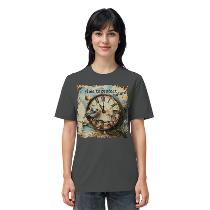 vegwear "time to protect nature" - unisex T-Shirt, nachhaltige Mode