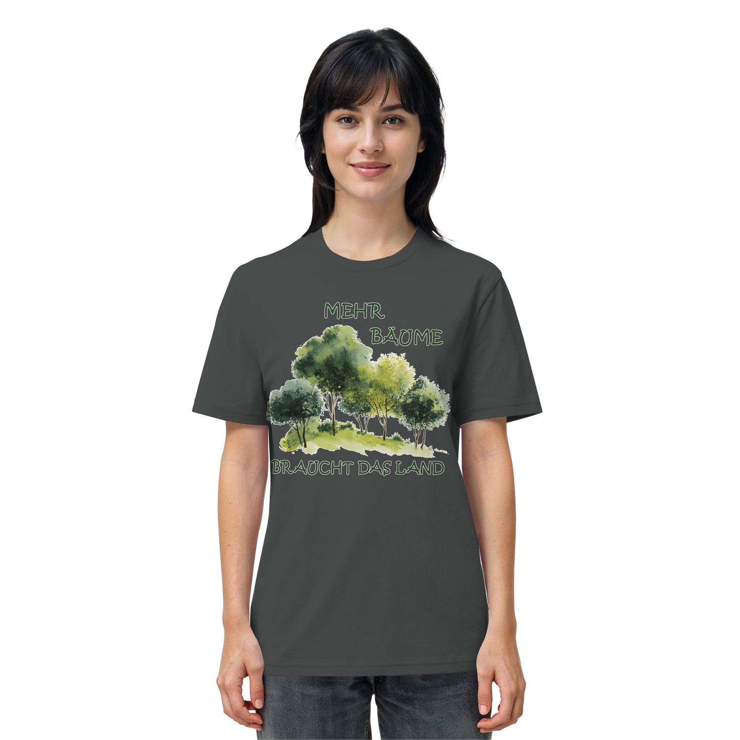 vegwear "mehr Bäume braucht das Land" - unisex Bio T-Shirt, vegan, fair, nachhaltig