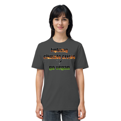 vegwear "fighting climate cirsis" - unisex Bio T-Shirt, vegan & klimafreundlich