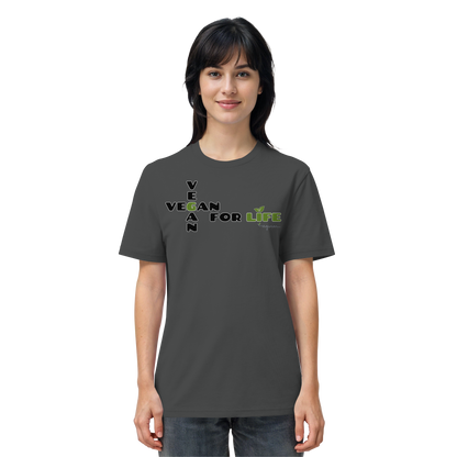 vegwear "vegan for life" - unisex T-Shirt bio vegan fair