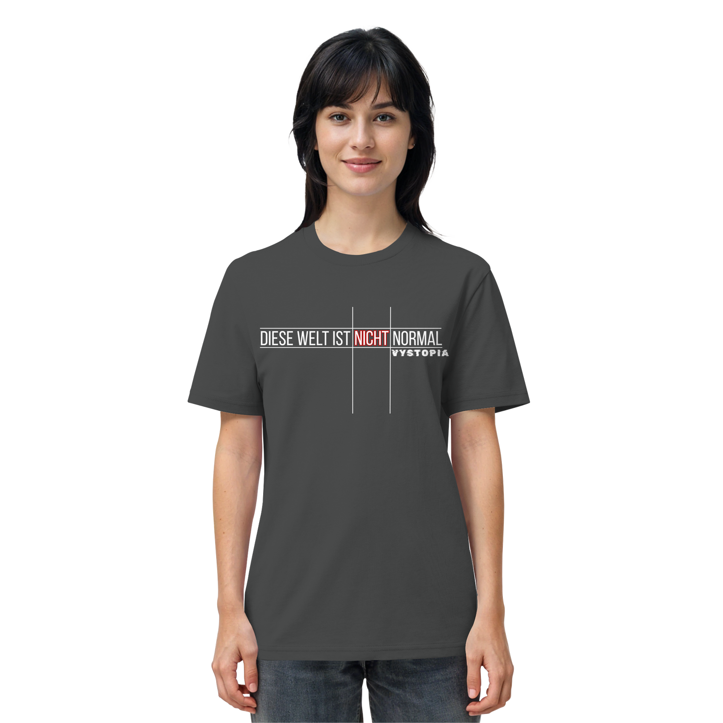 vegwear "Diese Welt ist nicht normal" - unisex Bio T-Shirt