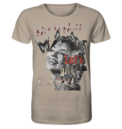 Motiv "Let's give it a try" - unisex Bio T-Shirt