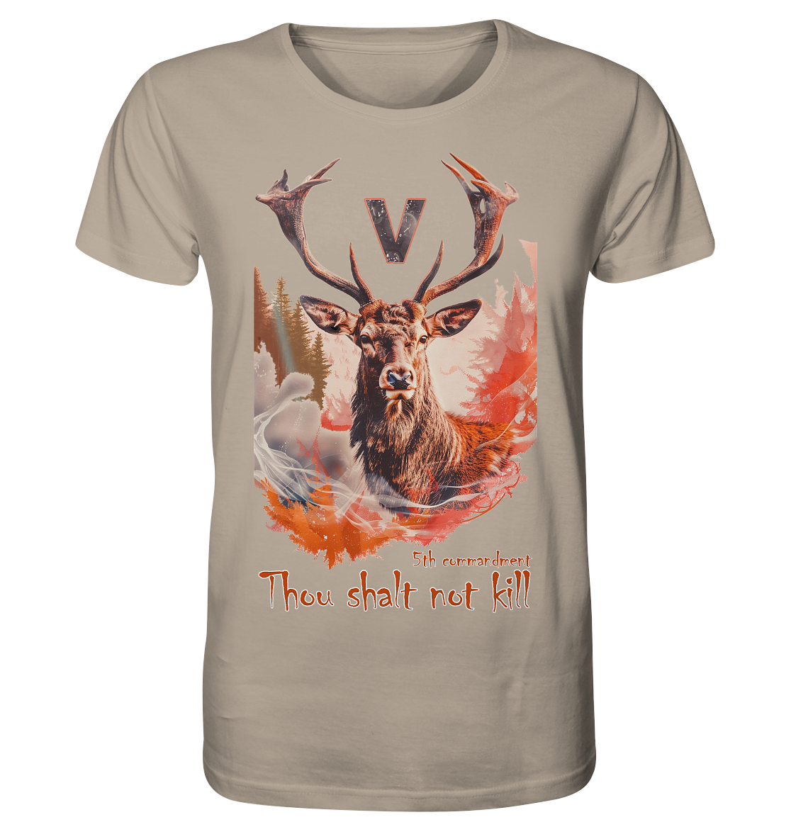 Motiv "thou shalt not kill" - unisex Bio T-Shirt