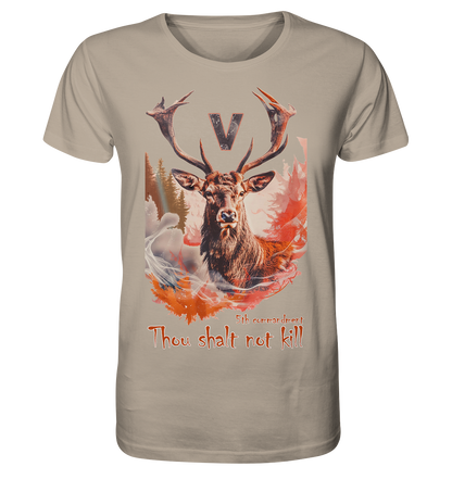 Motiv "thou shalt not kill" - unisex Bio T-Shirt