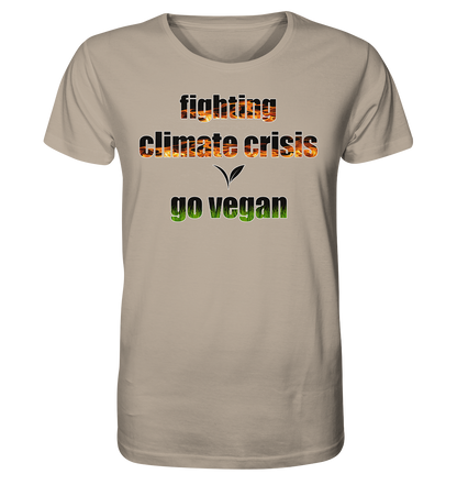 Motiv "fighting climate cirsis" - unisex Bio T-Shirt