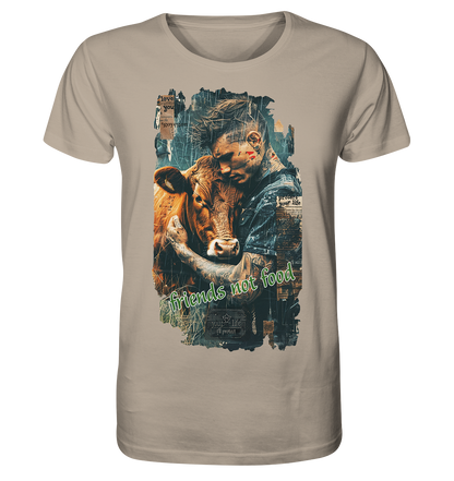 Motiv "friends not food" - unisex Bio T-Shirt