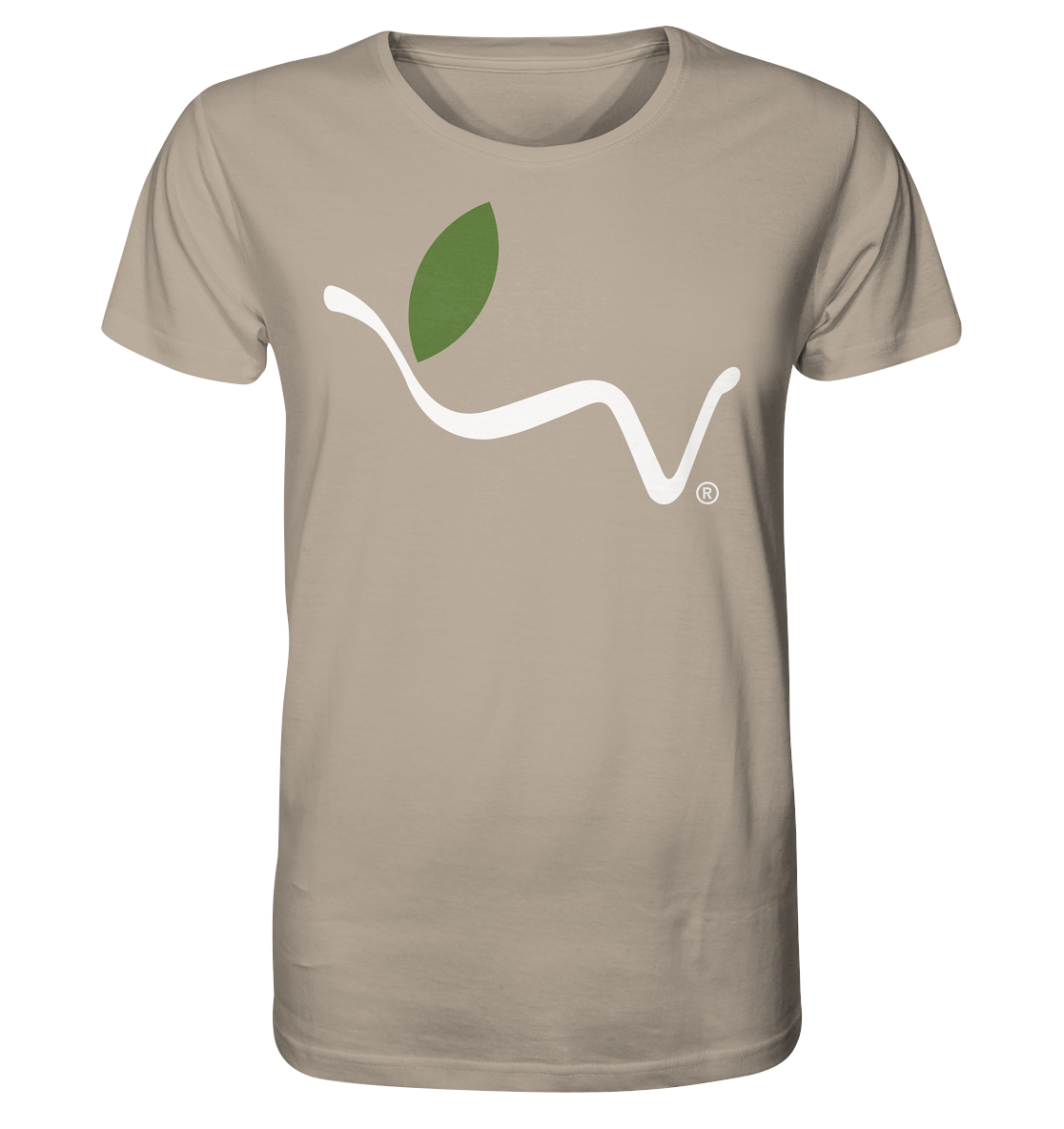 Motiv "vegwear Logo weiß" - unisex Bio T-Shirt