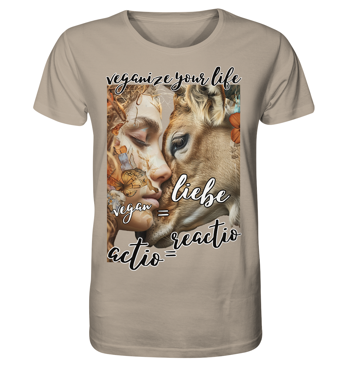 Motif "actio = reactio" - unisex organic T-shirt