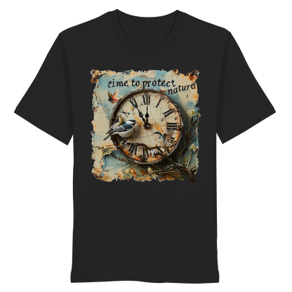 vegwear "time to protect nature" - unisex T-Shirt, nachhaltige Mode