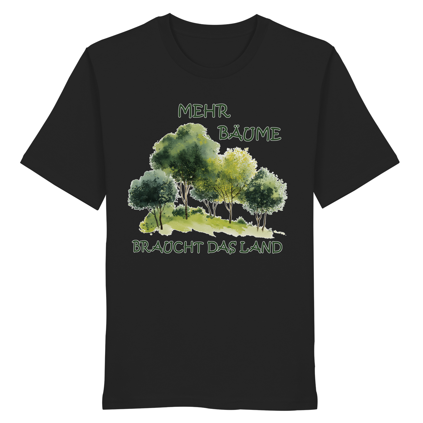 vegwear "mehr Bäume braucht das Land" - unisex Bio T-Shirt, vegan, fair, nachhaltig