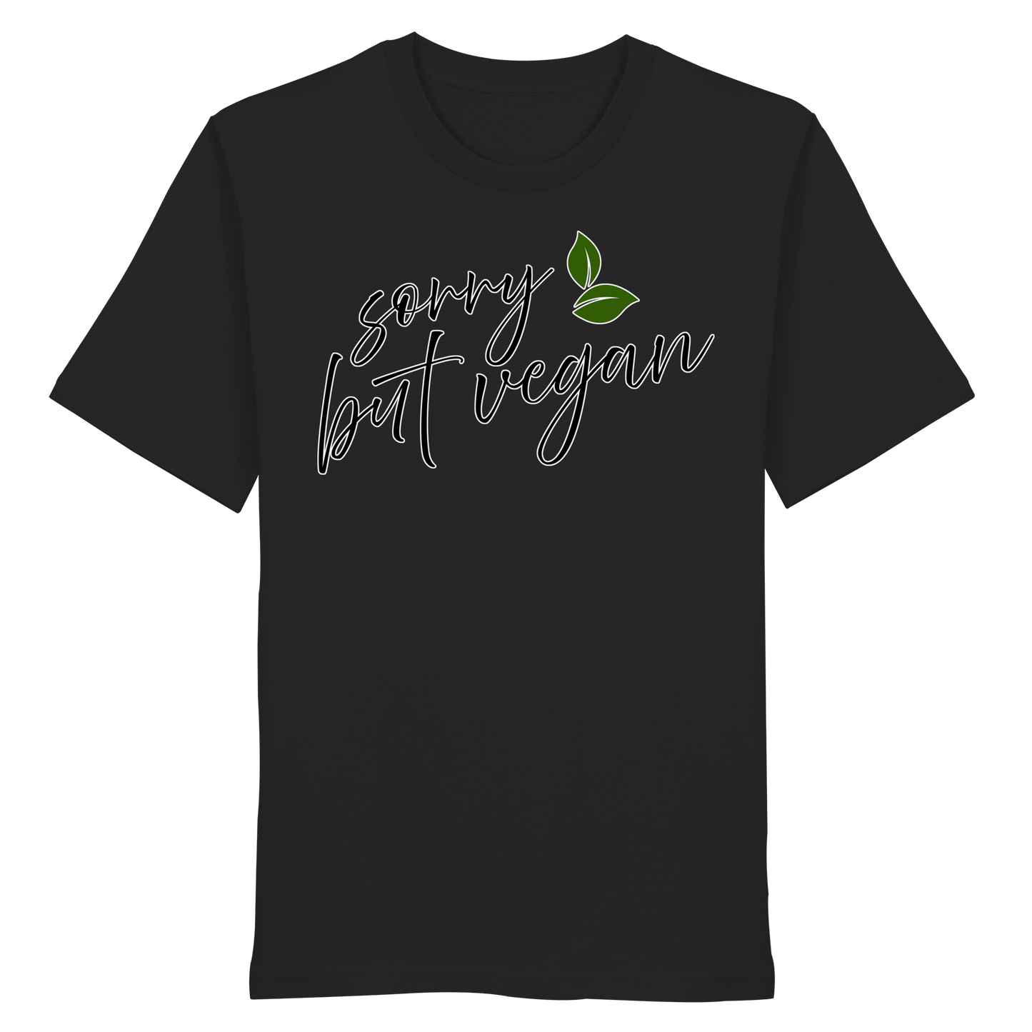 vegwear "sorry but vegan" - unisex T-shirt, organic, vegan, sustainable