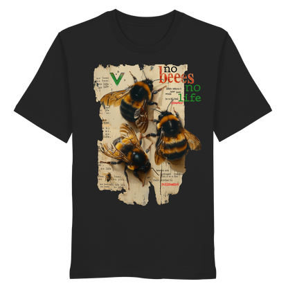 vegwear "no bees, no life" - unisex Bio T-Shirt, vegan fair