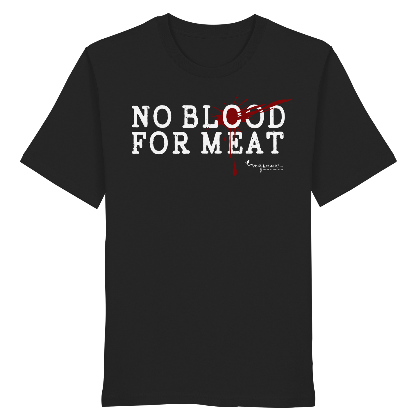 vegwear "no blood for meat" - unisex Bio T-Shirt