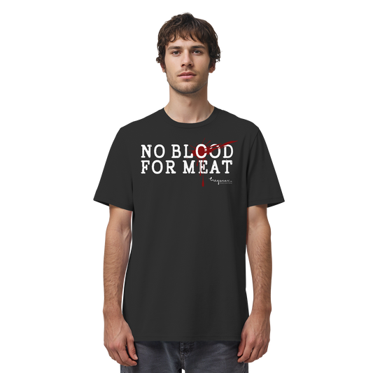 vegwear "no blood for meat" - unisex Bio T-Shirt