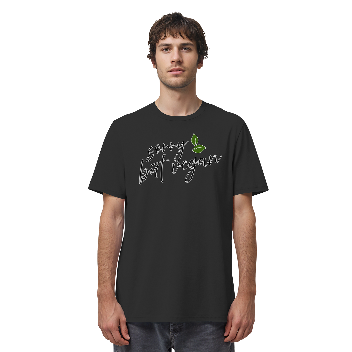 Motiv "sorry but vegan" - unisex Bio T-Shirt