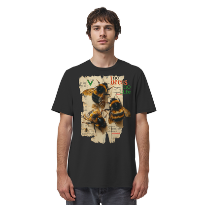 vegwear "no bees, no life" - unisex Bio T-Shirt, vegan fair