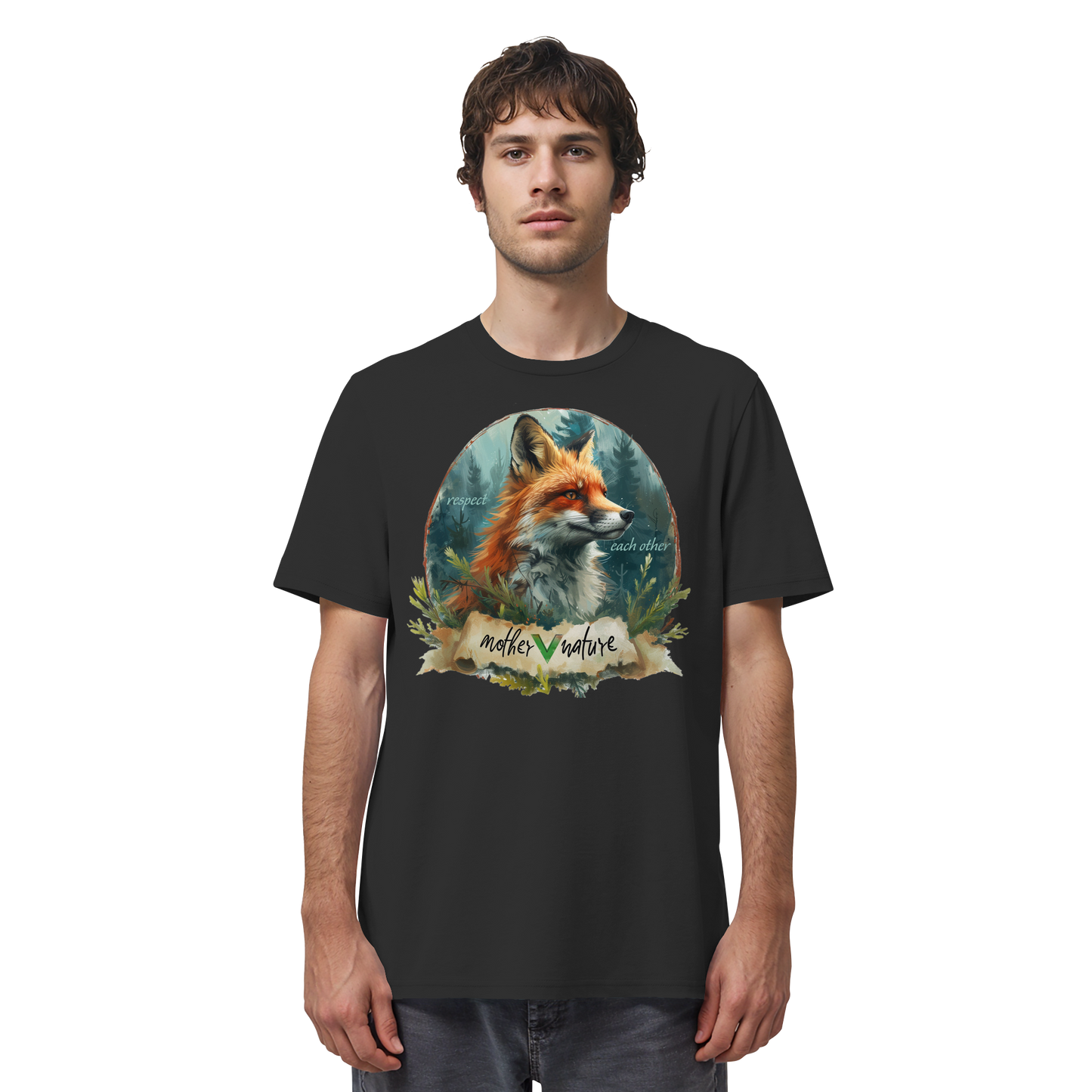 vegwear "respect each other" - unisex T-Shirt, vegan, bio