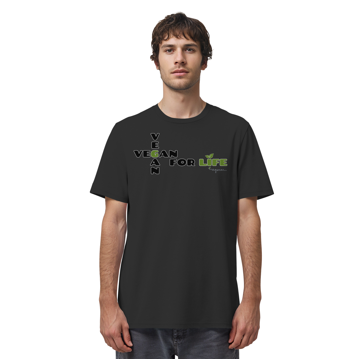 vegwear "vegan for life" - unisex T-Shirt bio vegan fair
