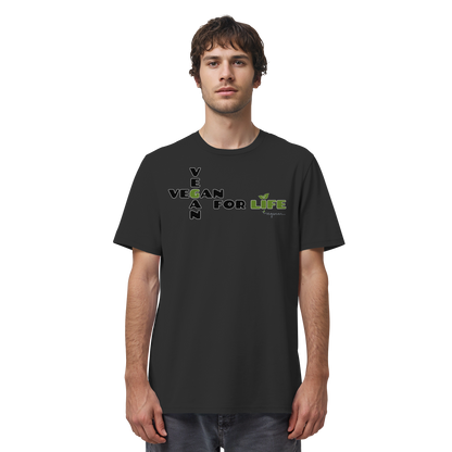 vegwear "vegan for life" - unisex T-Shirt bio vegan fair